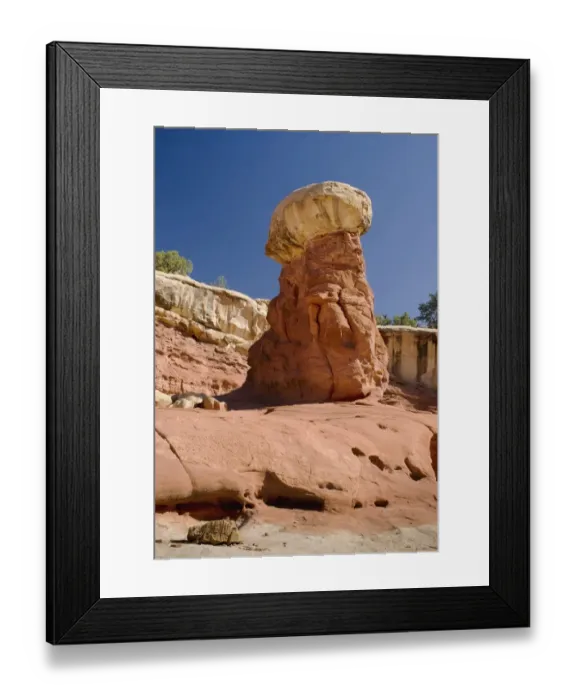 Framed Print : Hoodoo In Capitol Reef National Park