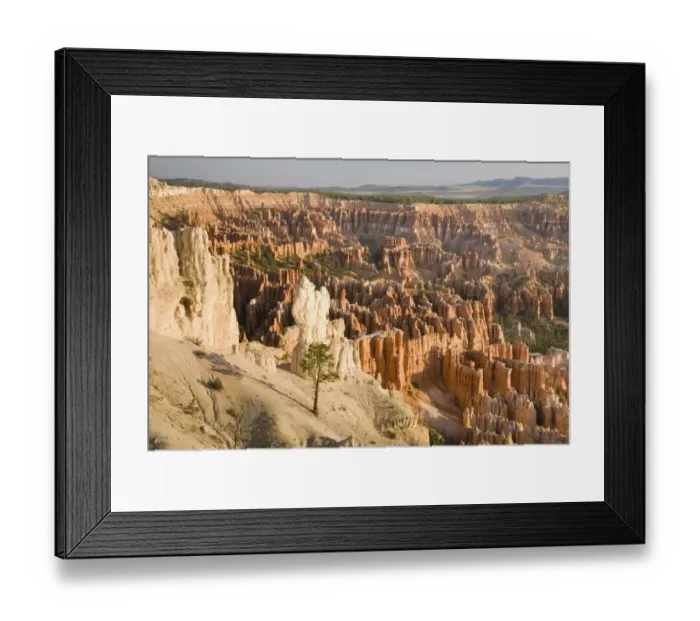Framed Print : Needle Rock Formations In A Canyon