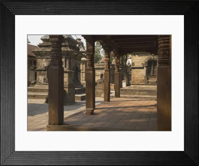 Framed Print : Hindu temples in Pashupatinath, Kathmandu, Nepal Framed Print : Hindu temples in Pashupatinath, Kathmandu, Nepal