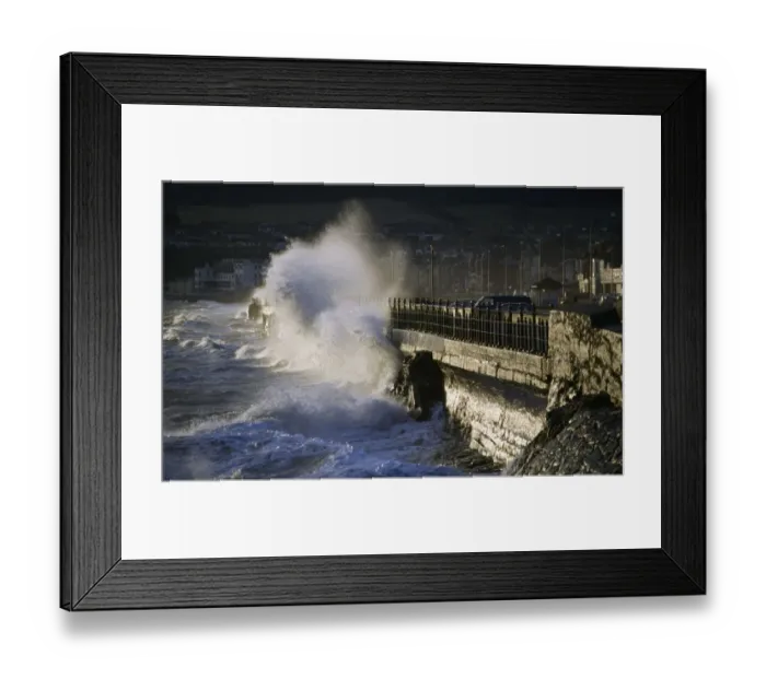 Framed Print : Bray Promenade, County Wicklow, Ireland