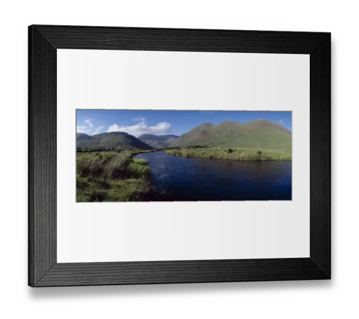Framed Print : Co Mayo, Delphi Valley, Mweelrea Mountains Framed Print : Co Mayo, Delphi Valley, Mweelrea Mountains