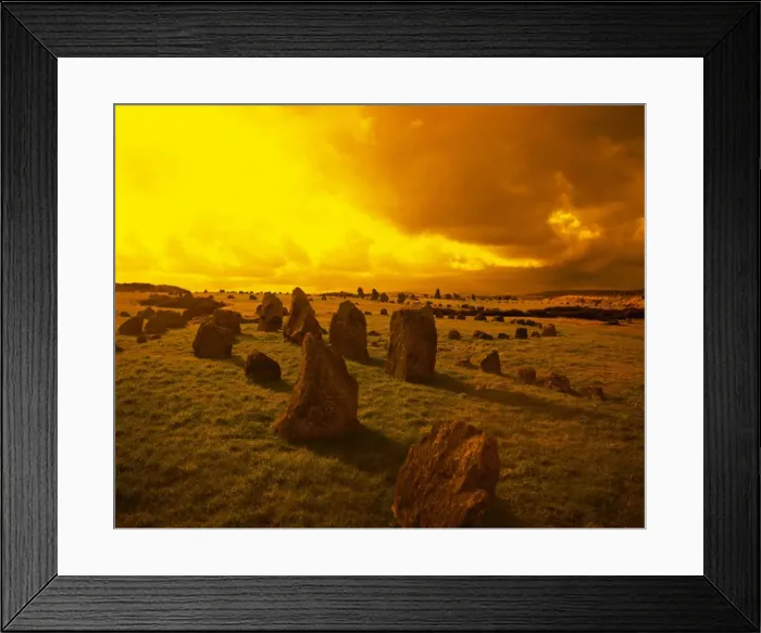 Framed Print : Beaghmore Stone Circles, Near Cookstown, Co Tyrone Framed Print : Beaghmore Stone Circles, Near Cookstown, Co Tyrone