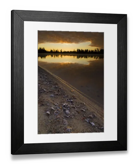 Framed Print : Agamak Lake, Ontario, Canada