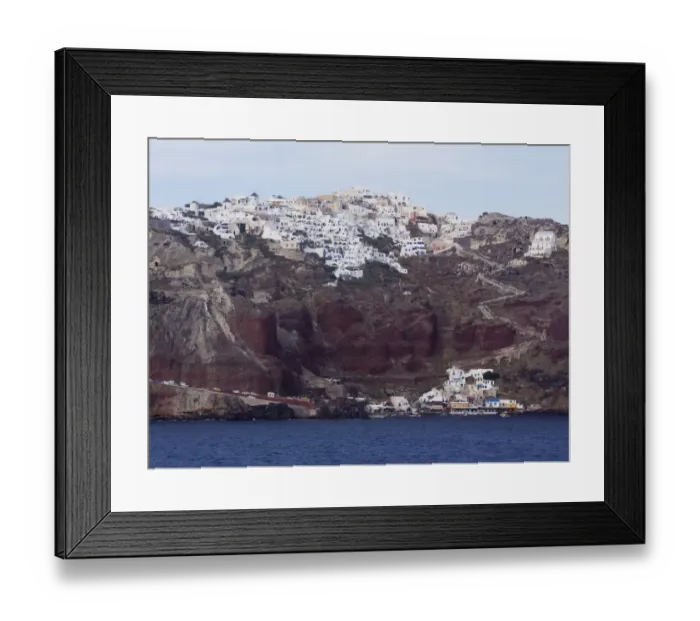 Framed Print : Santorini, Greece Framed Print : Santorini, Greece