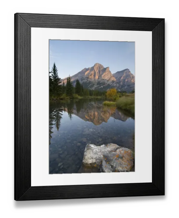 Framed Print : Canadian Rockies at sunrise Framed Print : Canadian Rockies at sunrise