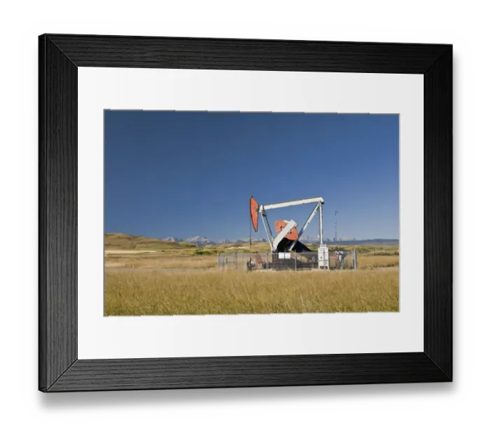 Framed Print : Pumpjack, Alberta, Canada Framed Print : Pumpjack, Alberta, Canada