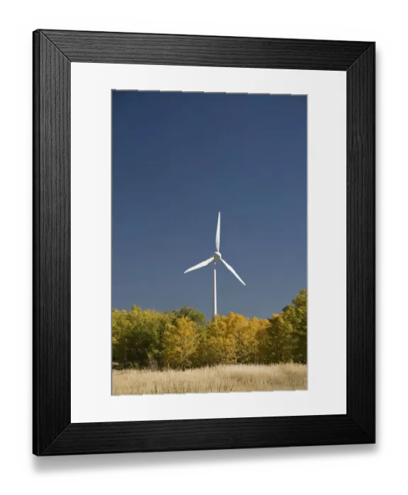 Framed Print : Wind turbine, Alberta, Canada Framed Print : Wind turbine, Alberta, Canada