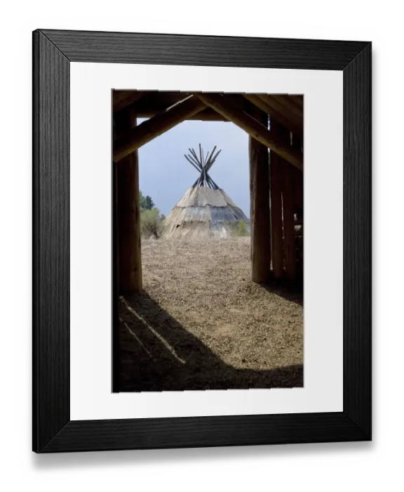 Framed Print : Indian tepee Framed Print : Indian tepee
