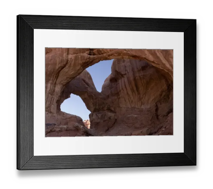 Framed Print : Double Arch, Moab, Utah, USA Framed Print : Double Arch, Moab, Utah, USA