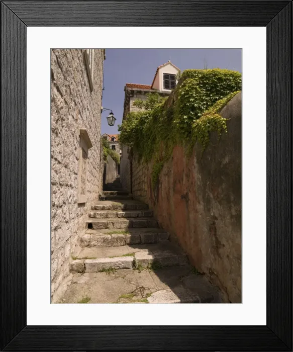 Framed Print : Stairs, Dubrovnik, Croatia Framed Print : Stairs, Dubrovnik, Croatia