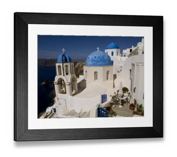 Framed Print : Santorini, Greece Framed Print : Santorini, Greece