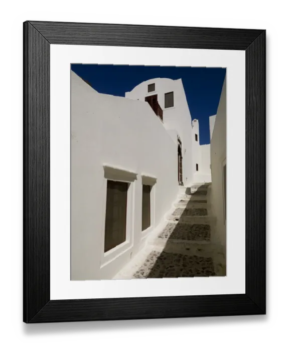 Framed Print : Greek architecture, Santorini, Greece Framed Print : Greek architecture, Santorini, Greece