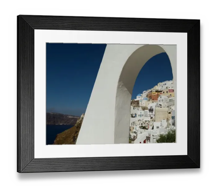 Framed Print : Santorini, Greece