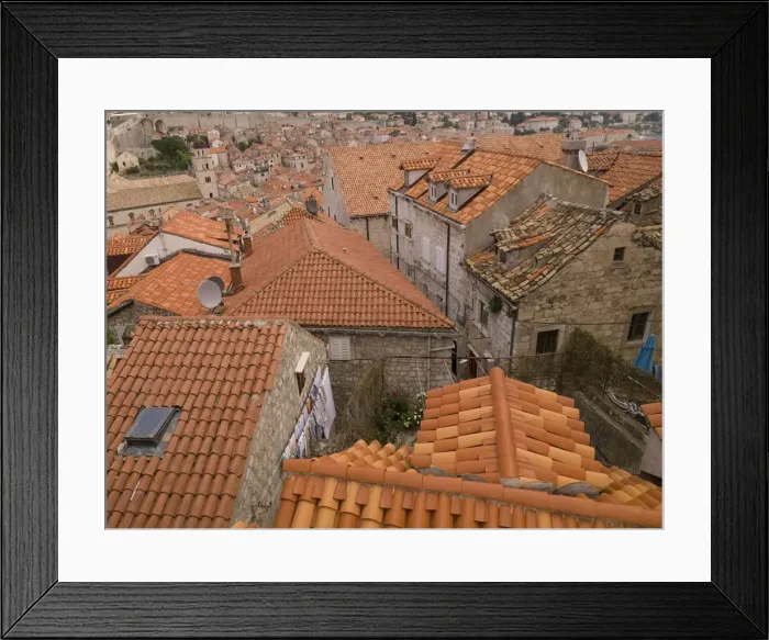 Framed Print : Rooftops, Dubrovnik, Croatia Framed Print : Rooftops, Dubrovnik, Croatia