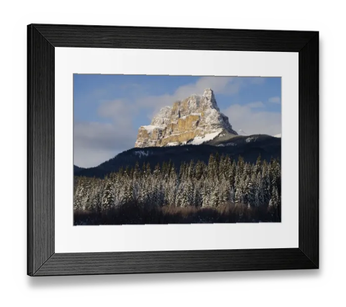 Framed Print : Castle Mountain, Banff National Park, Alberta, Canada Framed Print : Castle Mountain, Banff National Park, Alberta, Canada