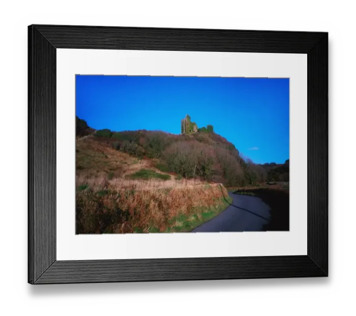 Framed Print : Dunhill Castle, Dunhill, County Waterford, Ireland Framed Print : Dunhill Castle, Dunhill, County Waterford, Ireland