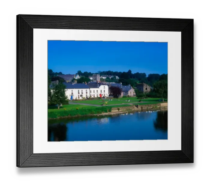 Framed Print : Inistioge village and the River Nore, County Kilkenny, Ireland Framed Print : Inistioge village and the River Nore, County Kilkenny, Ireland