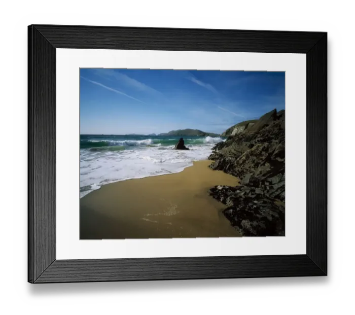Framed Print : Coumeenole Beach, Slea Head, Dingle Peninsula, Blasket Islands, County Kerry, Ireland Framed Print : Coumeenole Beach, Slea Head, Dingle Peninsula, Blasket Islands, County Kerry, Ireland