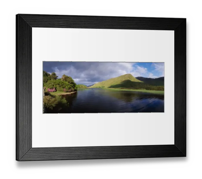 Framed Print : Kylemore Lough, County Galway, Ireland