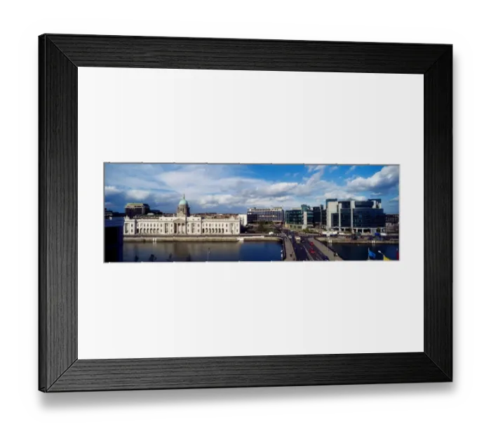 Framed Print : The Customs House & IFSC, Dublin, Ireland Framed Print : The Customs House & IFSC, Dublin, Ireland