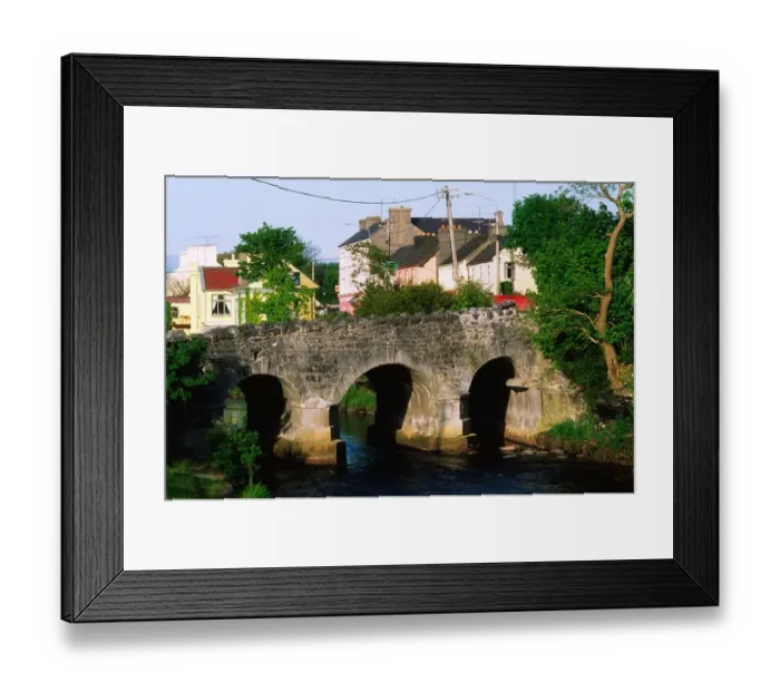 Framed Print : Co Galway, Connemara, Oughterard Village, Ireland Framed Print : Co Galway, Connemara, Oughterard Village, Ireland