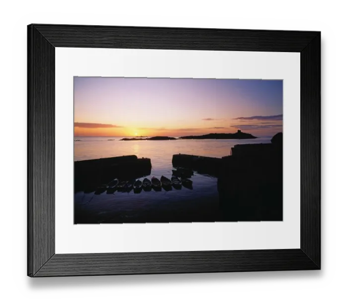 Framed Print : Co Dublin, Colimore Harbour and Dalkey Island in the distance, Ireland Framed Print : Co Dublin, Colimore Harbour and Dalkey Island in the distance, Ireland