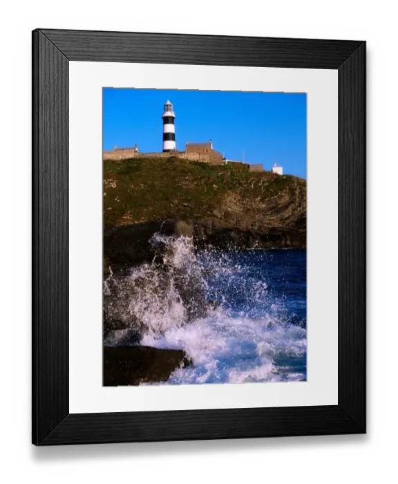 Framed Print : Lighthouse, Old Head, Kinsale, Co Cork, Ireland Framed Print : Lighthouse, Old Head, Kinsale, Co Cork, Ireland