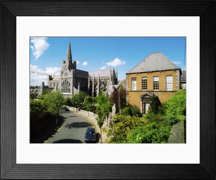 Framed Print : Marshs Library and St. Patricks Cathedral, Dublin, Ireland Framed Print : Marshs Library and St. Patricks Cathedral, Dublin, Ireland