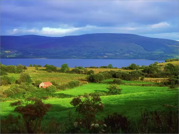 View of County Leitrim and Lough Allen from County Roscommon, Ireland