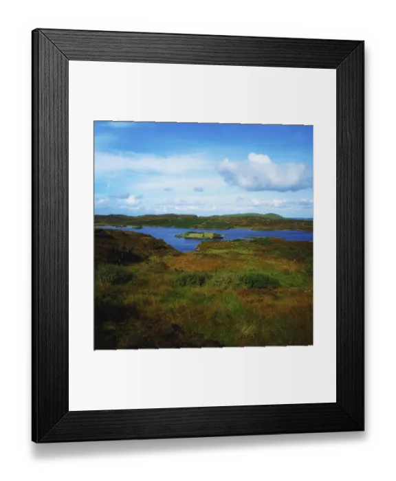 Framed Print : Lake Doon Ringfort near Portnoo, Co Donegal, Ireland Framed Print : Lake Doon Ringfort near Portnoo, Co Donegal, Ireland