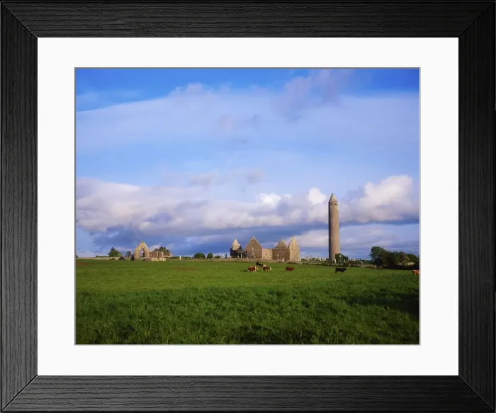 Framed Print : Kilmacduagh near Gort, County Galway Framed Print : Kilmacduagh near Gort, County Galway