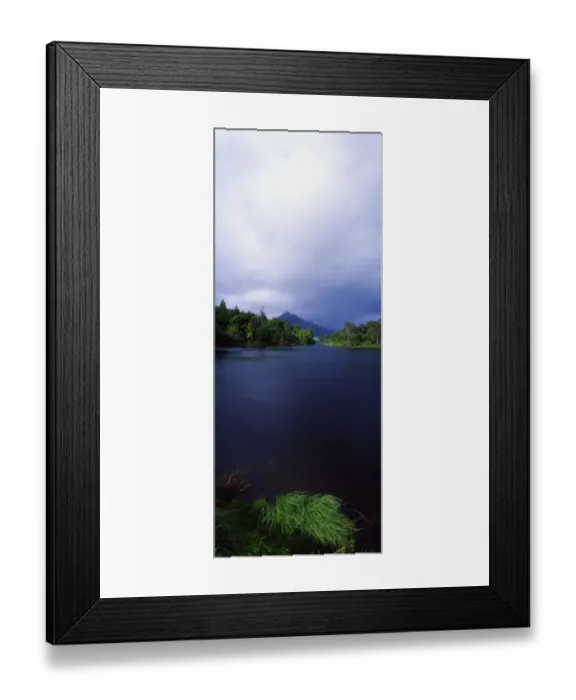 Framed Print : Co Galway, Connemara, Ballynahinch Lake and the Twelve Bens, Ireland