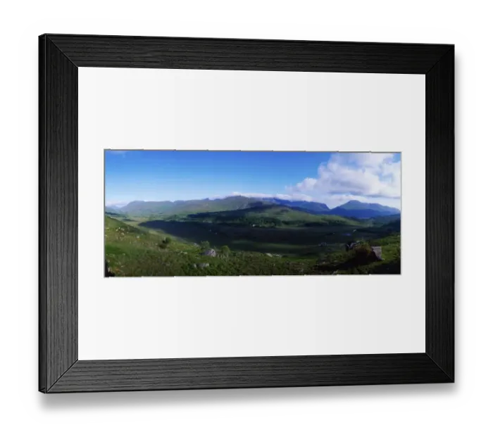 Framed Print : Co Kerry, Macgillycuddys Reeks, Ireland