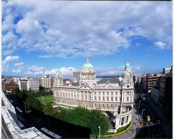 City Hall and skyline, Belfast, Ireland