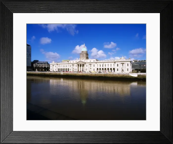 Framed Print : Dublin, The Custom House, Ireland Framed Print : Dublin, The Custom House, Ireland