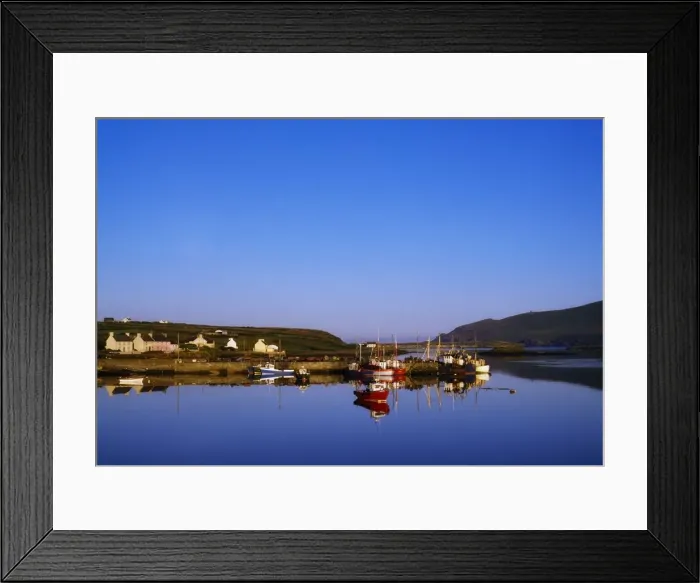Framed Print : Co Kerry, Portmagee Harbour, Valentia Island, Ireland Framed Print : Co Kerry, Portmagee Harbour, Valentia Island, Ireland