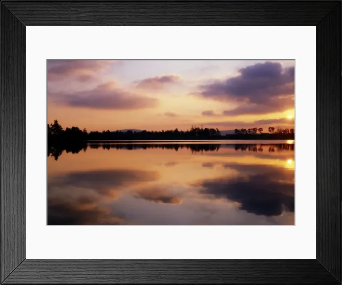 Framed Print : Co Wicklow, Vartry Reservoir, Ireland