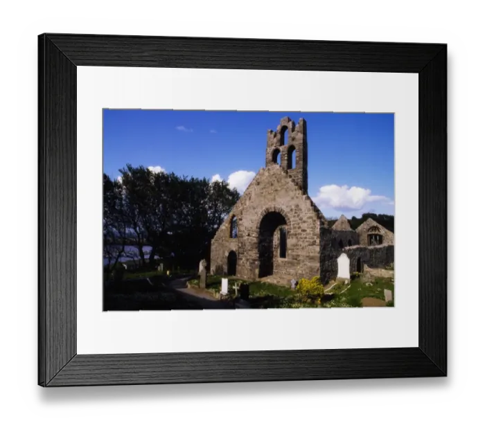 Framed Print : Co Dublin, St Marys Abbey, Howth, Ireland Framed Print : Co Dublin, St Marys Abbey, Howth, Ireland