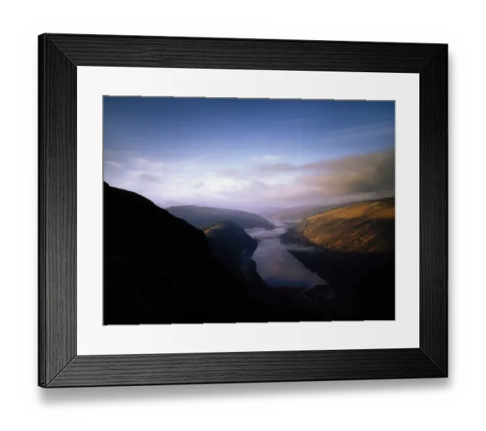 Framed Print : Co Wicklow, Upper Lake, Glendalough, Ireland Framed Print : Co Wicklow, Upper Lake, Glendalough, Ireland