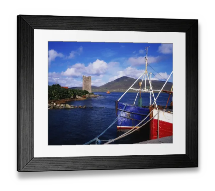 Framed Print : Carrickkildavnet Castle, Achill Island, County Mayo, Ireland Framed Print : Carrickkildavnet Castle, Achill Island, County Mayo, Ireland