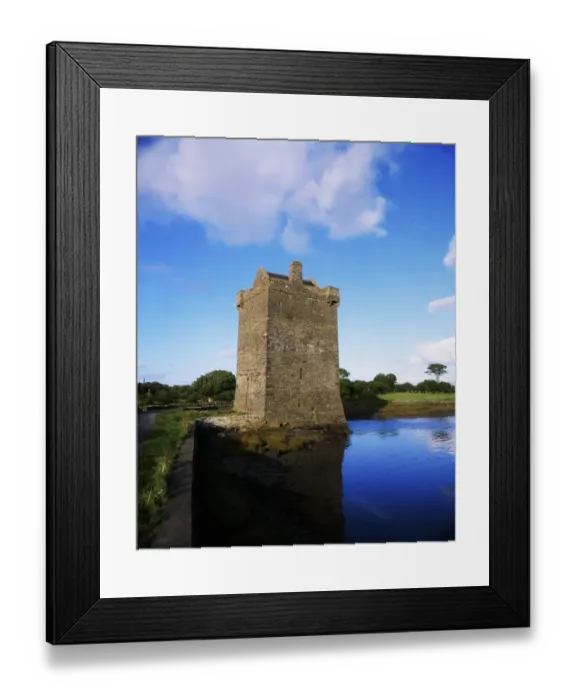 Framed Print : ockfleet Castle Reflected In Water