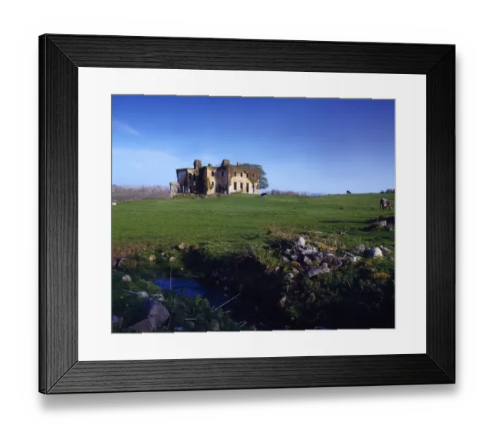 Framed Print : Co Sligo, Ruins of Culleenamore House, Near Knocknarea, Ireland Framed Print : Co Sligo, Ruins of Culleenamore House, Near Knocknarea, Ireland