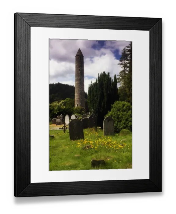 Framed Print : Co Wicklow, Glendalough, Ireland