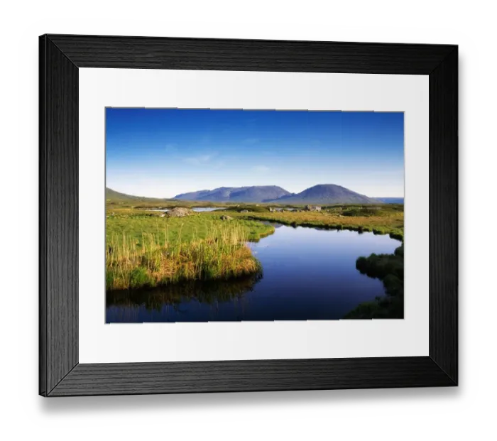 Framed Print : Co Galway, Near Recess, Connemara, Ireland Framed Print : Co Galway, Near Recess, Connemara, Ireland