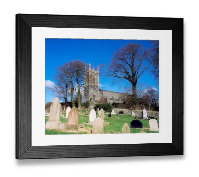 Framed Print : Downpatrick Cathedral, burial place of St. Patrick, Co Down, Ireland Framed Print : Downpatrick Cathedral, burial place of St. Patrick, Co Down, Ireland