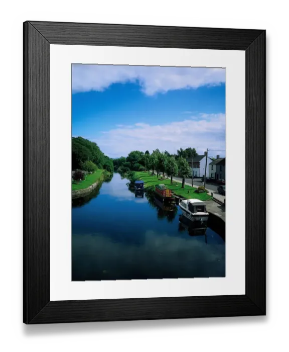 Framed Print : Grand Canal, Sallins, County Kildare, Ireland Framed Print : Grand Canal, Sallins, County Kildare, Ireland