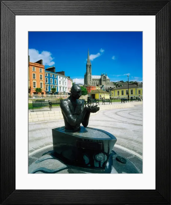 Framed Print : Sculpture in Cobh, Co Cork, Ireland Framed Print : Sculpture in Cobh, Co Cork, Ireland