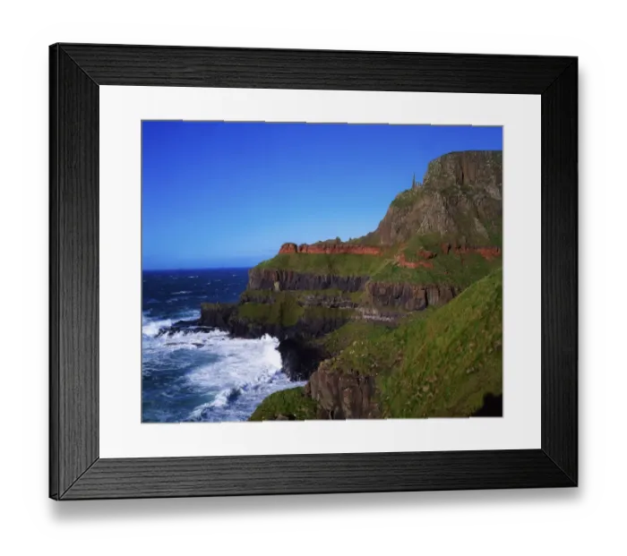 Framed Print : Rock formation, The Giants Causeway, Co Antrim, Ireland Framed Print : Rock formation, The Giants Causeway, Co Antrim, Ireland