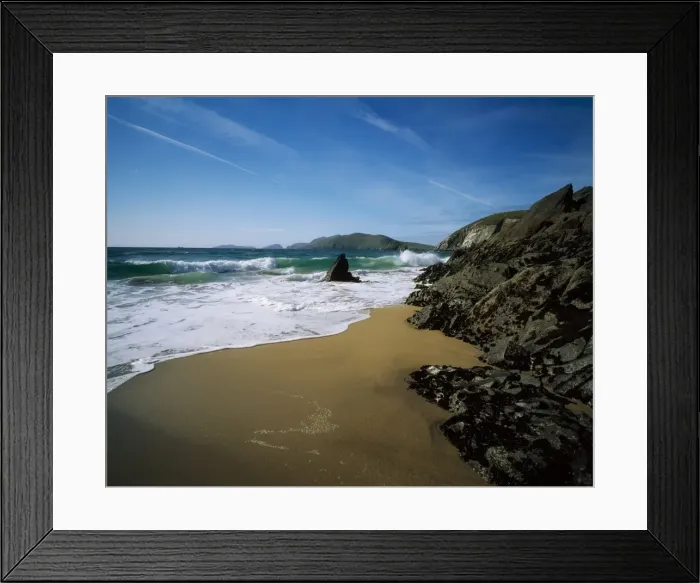 Framed Print : Coumeenole Beach, Slea Head, Dingle Peninsula, Blasket Islands, County Kerry, Ireland Framed Print : Coumeenole Beach, Slea Head, Dingle Peninsula, Blasket Islands, County Kerry, Ireland
