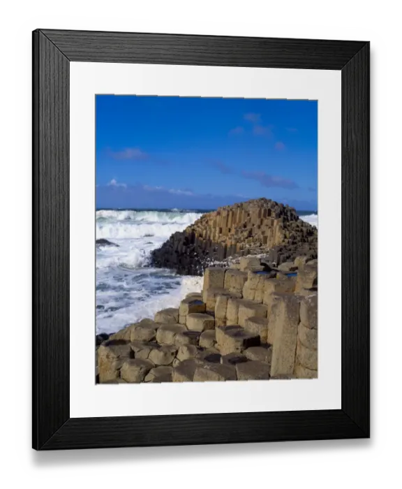 Framed Print : Giants Causeway, County Antrim, Ireland, Basalt Columns Framed Print : Giants Causeway, County Antrim, Ireland, Basalt Columns